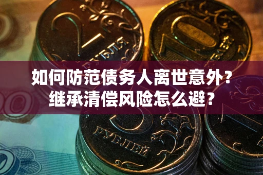 济南如何防范债务人离世意外？继承清偿风险怎么避？