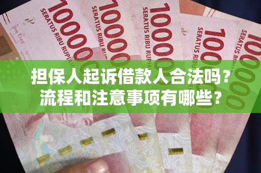 济南担保人起诉借款人合法吗？流程和注意事项有哪些？