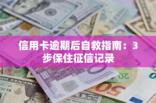济南信用卡逾期后自救指南：3步保住征信记录