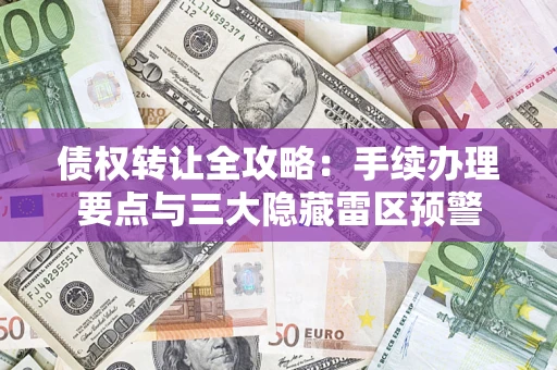 济南债权转让全攻略：手续办理要点与三大隐藏雷区预警